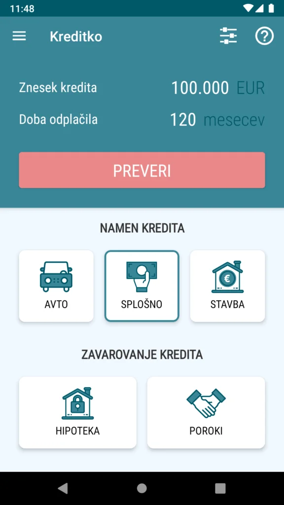 Kreditko - Screenshot 1